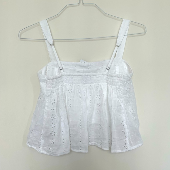 New white eyelet tank - Picture 2 of 5